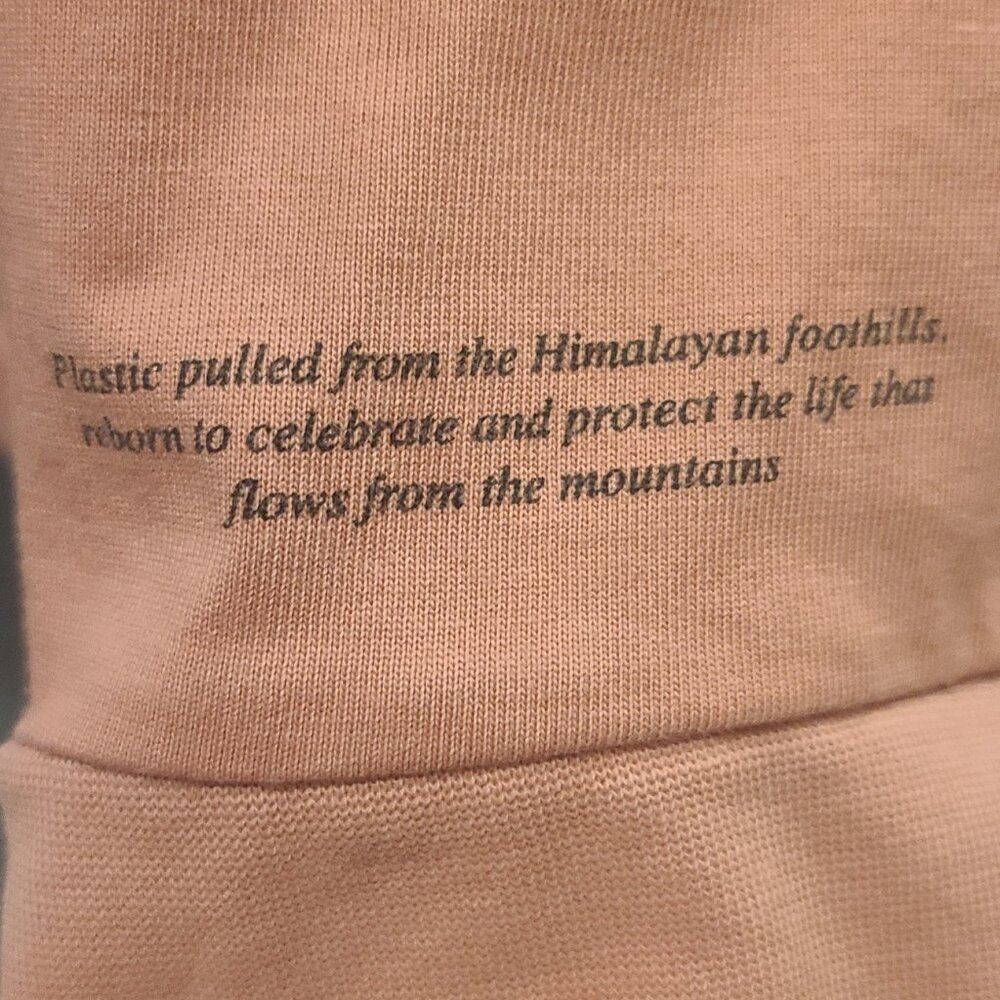 The North Face Women's Long sleeve Pink Logo Shirt with Flowers- XL - Picture 6 of 7